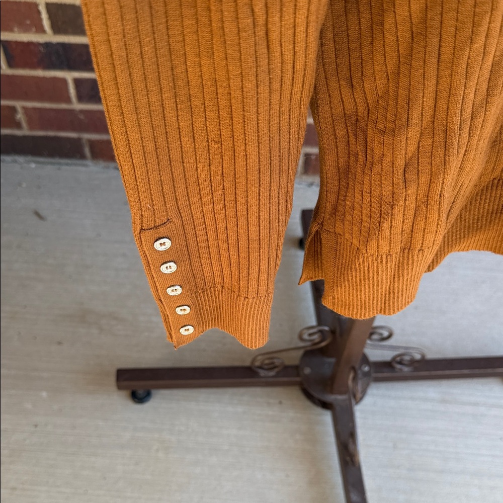 Calvin Klein Brown Ribbed Sweater - Picture 4 of 5